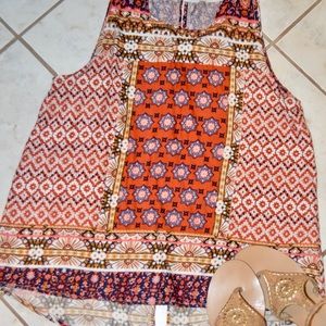Patterned tank top
